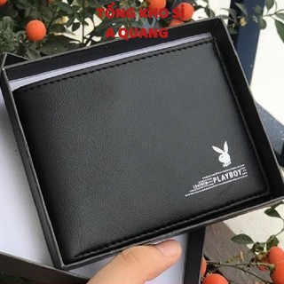 Ví Nam Hàng Hiệu Playboy Chất Da Đẹp Thời Trang Cao Cấp, Bóp Ví Da Pu Xịn Nhiều Ngăn Đẳng Cấp Nam Tính, Ví Nam Da Mềm