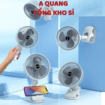 Quạt Kẹp Đa Năng Để Bàn SUPER 3IN1 Kẹp Bàn- Kẹp Điện Thoại Hoặc Gắn Bàn Quạt Cầm Tay Nhỏ Gọn Tiện Dụng, Quạt Mini Để Bàn