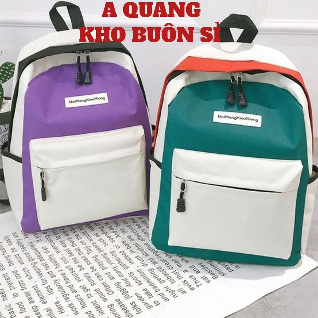 [2 Balo nữ] Balo Thời Trang Du Lịch Đi Học Đẹp Nhiều Ngăn Chống Nước Đựng Laptop Unisex Hàn Quốc Hàng Hiệu Chính Hãng