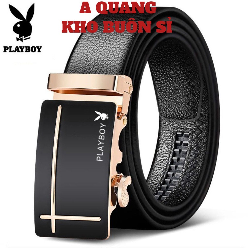 [FREESHIP] Thắt lưng nam thời trang phong cách sành điệu Dây thắt lưng da nam khóa tự động cao cấp may viền 2 bên TLO190