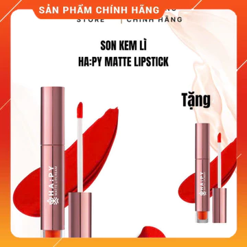 [MUA 1 SON TẶNG 1 SON] Son Kem Lì HAPY Minigarden Không Trôi Màu Son Trong 8 Tiếng Siêu Đẹp