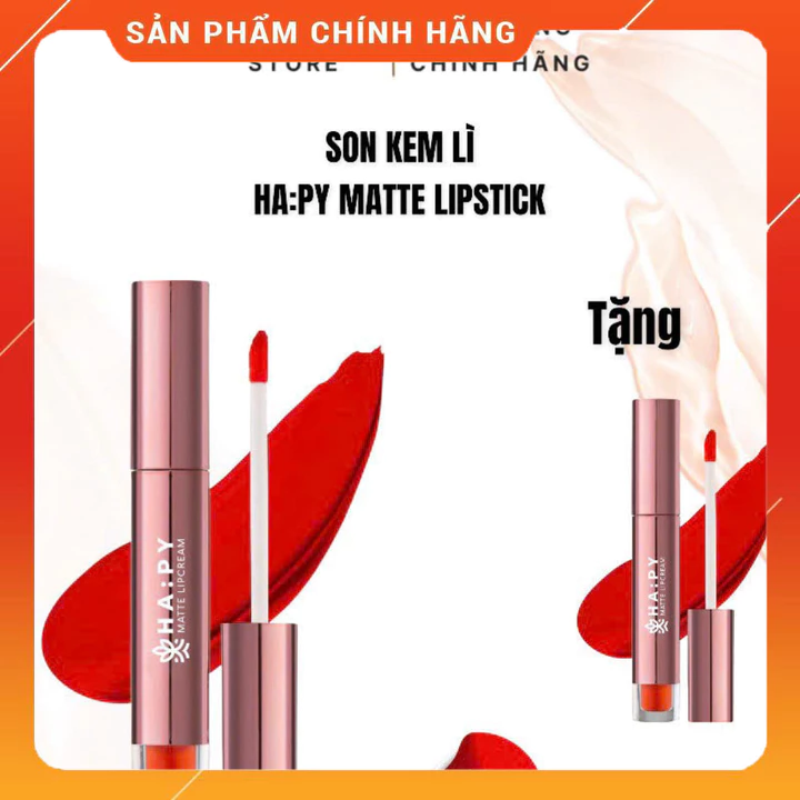 Son Kem Lì HAPY Minigarden Không Trôi Màu Son Trong 8 Tiếng Siêu Đẹp