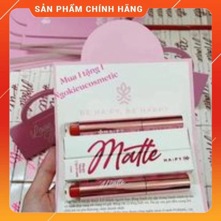 Son Kem Lì HAPY Minigarden Không Trôi Màu Son Trong 8 Tiếng Siêu Đẹp