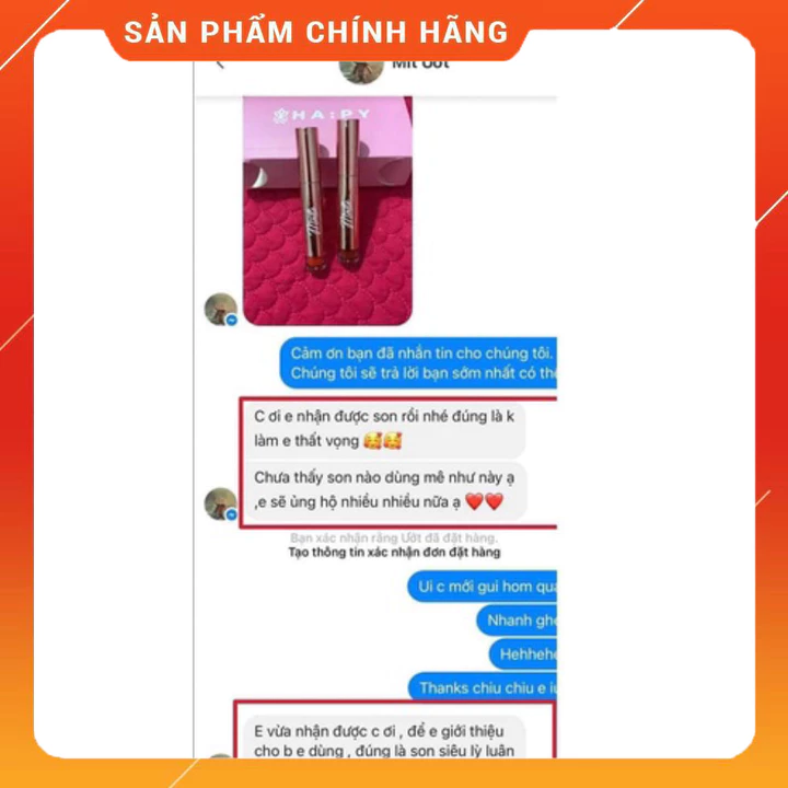 Son Kem Lì HAPY Minigarden Không Trôi Màu Son Trong 8 Tiếng Siêu Đẹp