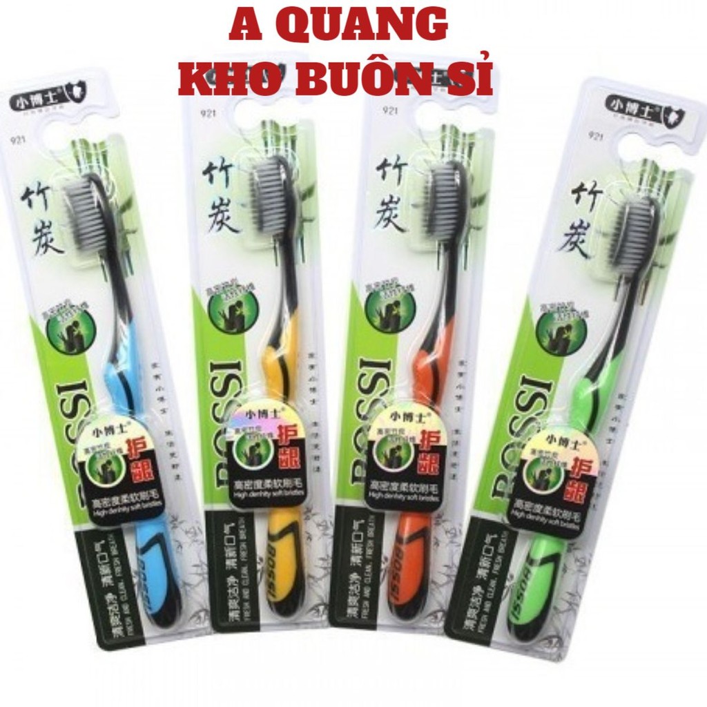 (COMBO 10)(CHÍNH HÃNG) Bàn chải đánh răng than tre hoạt tính Hàn Quốc BOSSI 921 hàng loại 1- SHOP EM TRANG7