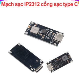 Mạch sạc pin lithium IP2312 cổng sạc type C có thể điều chỉnh điện áp 4.2V / 4.35V dòng sạc 3A