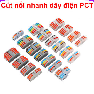 [Giá combo] Cút nối dây điện nhanh chiu nhiệt nhiều cổng PCT