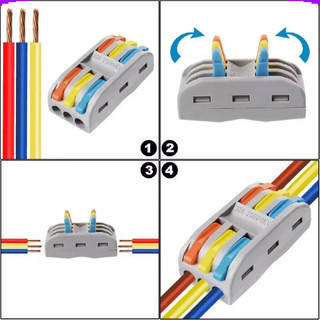 [Giá combo] Cút nối dây điện nhanh chiu nhiệt nhiều cổng PCT