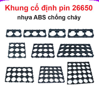 [Giá combo] Khung cố định pin 26650 nhựa ABS chống cháy