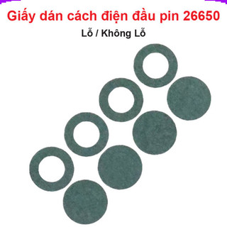 [Giá combo] (50 cái) Giấy dán cách điện đầu pin 26650