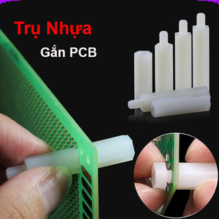 [Giá combo] (50 cái) Trụ nhựa trắng Đực - Cái M3