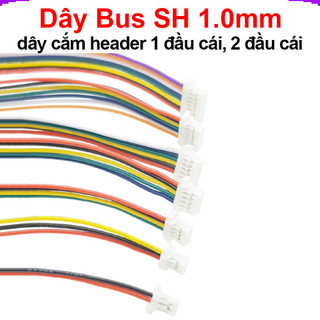 [Giá combo] (10 cái) Dây Bus SH 1.0mm, dây cắm header 1 đầu cái, 2 đầu cái