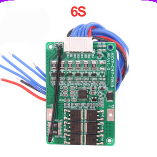 Mạch sạc bảo vệ pin lithium 4S/5S/6S/7S MA18 dòng xả 18A cổng ra dây có tản nhiệt