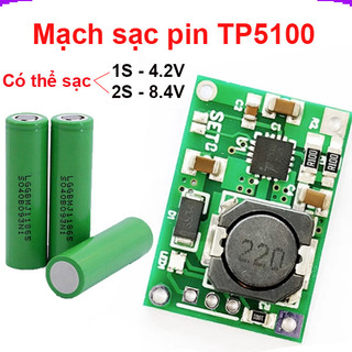 Mạch sạc pin TP5100 4.2V(1S) hoặc 8.4V(2S) 2A