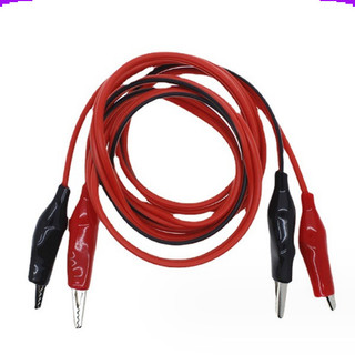 [Giá combo] (5 cái) Dây điện kẹp 2 đầu cá sấu, 1 đầu cá sấu 1 bắp chuối dài 1m