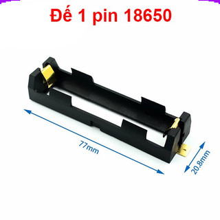 [Giá combo] Đế pin 18650 chân đồng mạ vàng hàn PCB