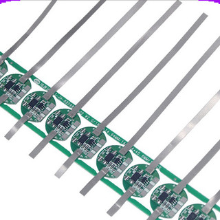 [Giá combo] (5 cái) Mạch bảo vệ hàn đầu pin Lithium 1S 3.7V 2 - 4.5A (1 - 3 MOS) có hàn kẽm sẵn ( PCB tròn)