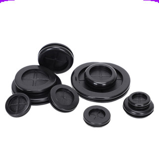 [Giá combo] Đệm cao su, Ron cao su đen luồn dây tủ điện 12 - 50mm