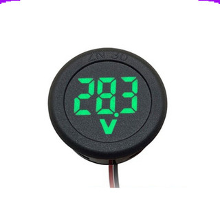 [Giá combo] Đồng hồ tròn đo điện áp 4 - 100V DC màn hình LED