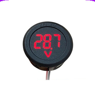 [Giá combo] Đồng hồ tròn đo điện áp 4 - 100V DC màn hình LED