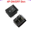 Công tắc bập bênh KCD4 16A/250V 25x31mm