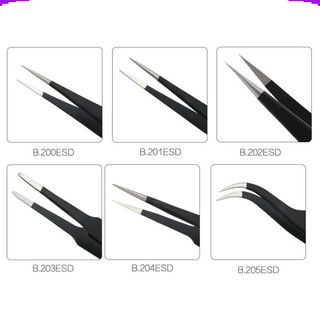 Nhíp gắp linh kiện BEST loại tốt, Nhíp chống tĩnh điện ESD bằng thép không gỉ