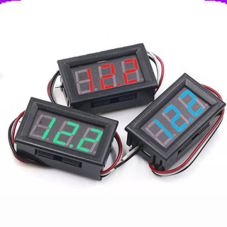 Đồng hồ hiển thị điện áp DC 0V - 100V 3 dây