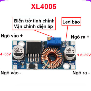 Mạch nguồn giảm áp, hạ áp 5A XL4005 DC - DC
