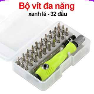 Bộ vít đa năng xanh lá 32 đầu