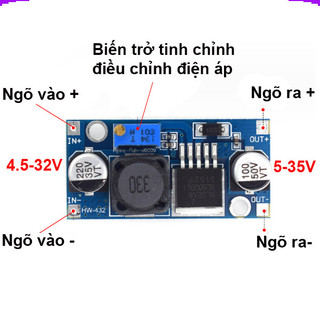 Mạch tăng áp XL6009 DC - DC ( Có bản đặc biệt tăng và giả mét)