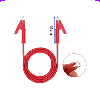 Dây kẹp silicon 2 đầu cá sấu 1m