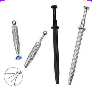 Bút gắp chip điện tử BGA chống trượt, Nhíp gắp đá quý kim cương 4 ngạnh