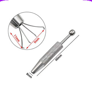 Bút gắp chip điện tử BGA chống trượt, Nhíp gắp đá quý kim cương 4 ngạnh