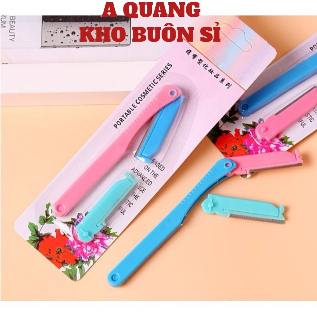[COMBO 10]Bộ dao cạo lông mày tiện dụng 2 lưỡi🍀SHOPEMTRANG07🍀Dao cạo đa năng dùng cho cả nam và nữ cao cấp nhỏ gọn dễ ma