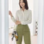 Áo Sơ Mi Nữ Công Sở Cơ Bản GILLEE Lụa Nhung Cao Cấp Màu Pastel Sang Trọng FAS216