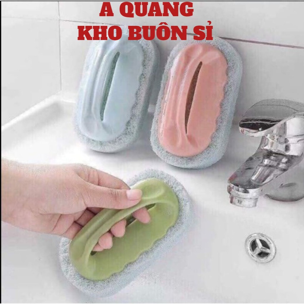 Bàn Chải Cọ Rửa Nhà Ăn, Nhà Tắm🍀SHOPEMTRANG7🍀Bàn Cọ Rửa Nhà Bếp Tay Cầm Tiện Lợi, Dụng Cụ Chà Bông Đa Năng