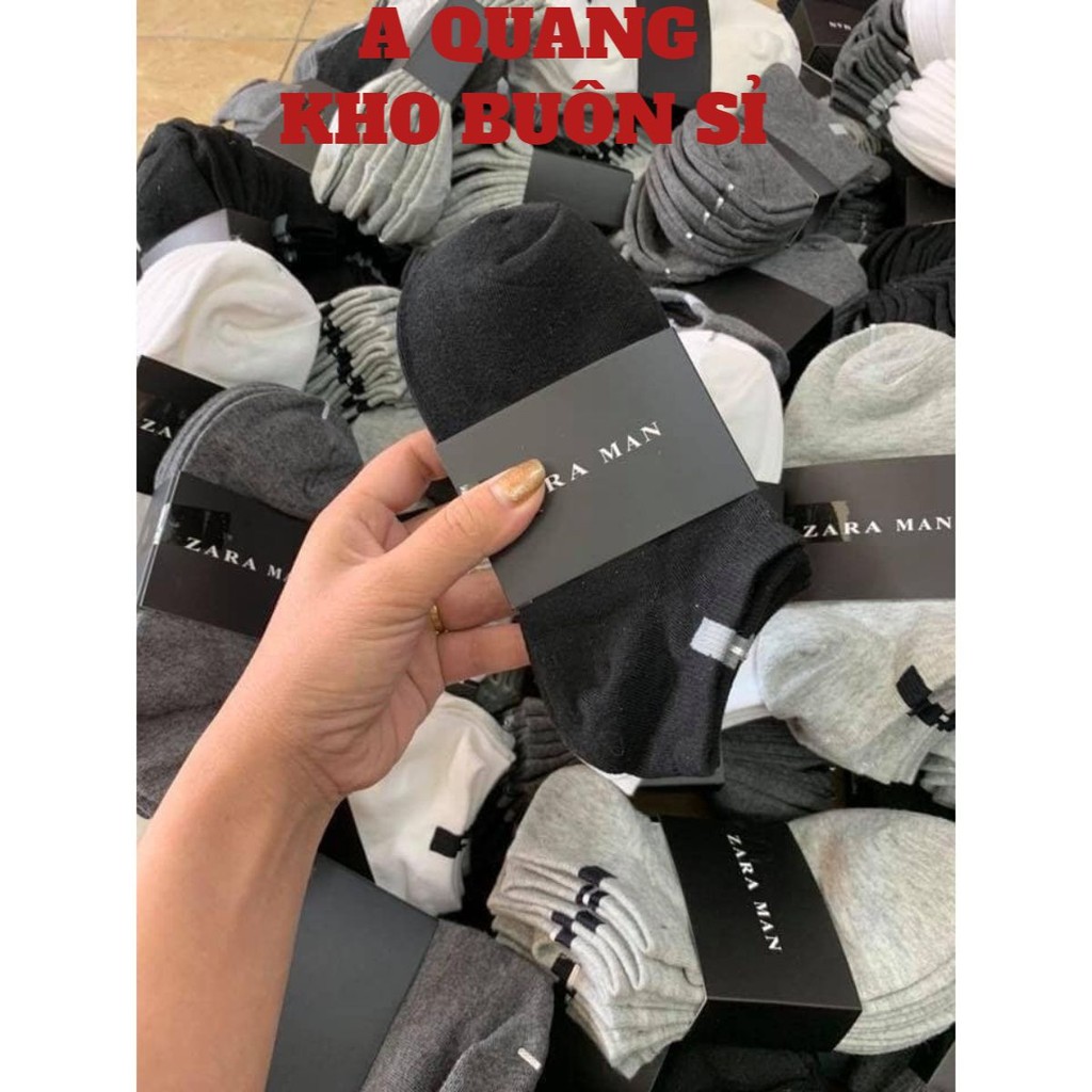 [COMBO] Tất Nam Cổ Ngắn Zara 🍀SHOPEMTRANG07🍀 Set 10 Tất Nam zara siêu hot