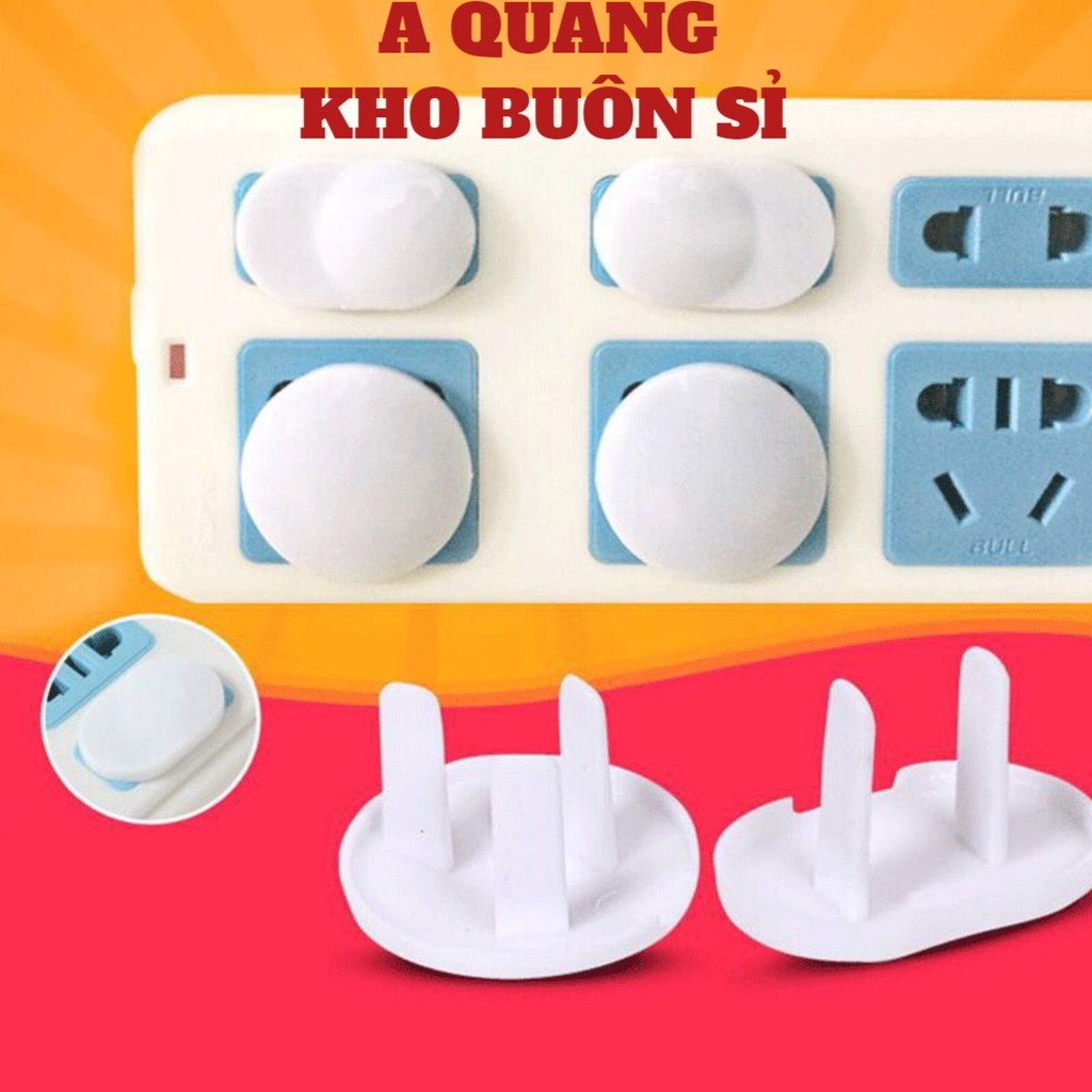 Combo 10 bịt ổ điện an toàn cho bé🍀SHOPEMTRANG7🍀Nút bịt ổ cắm điện an toàn cho bé yêu nhà bạn, Núm Bịt ổ điện