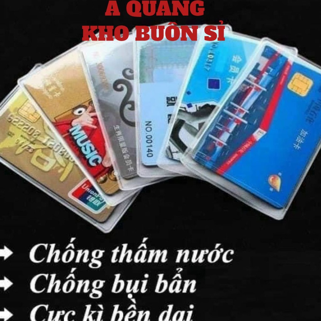 [COMBO 10]Túi Đựng Thẻ Căn Cước Công Dân [CCCD] Bao Bì Bọc Gói Bảo Quản Bằng Lái Xe Thẻ ATM Card visit Phụ Kiện