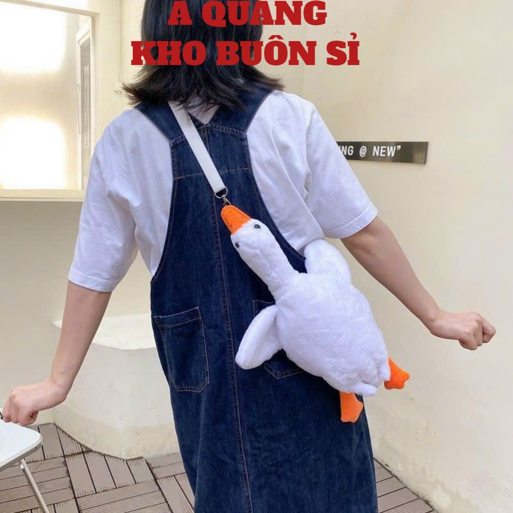 Túi Đeo Chéo Hình Vịt Hoạt Hình Nhồi Bông Đáng Yêu,Túi Đeo Chéo Hình Vịt Con Dễ Thương Xinh Xắn Cao Cấp Cho Nữ