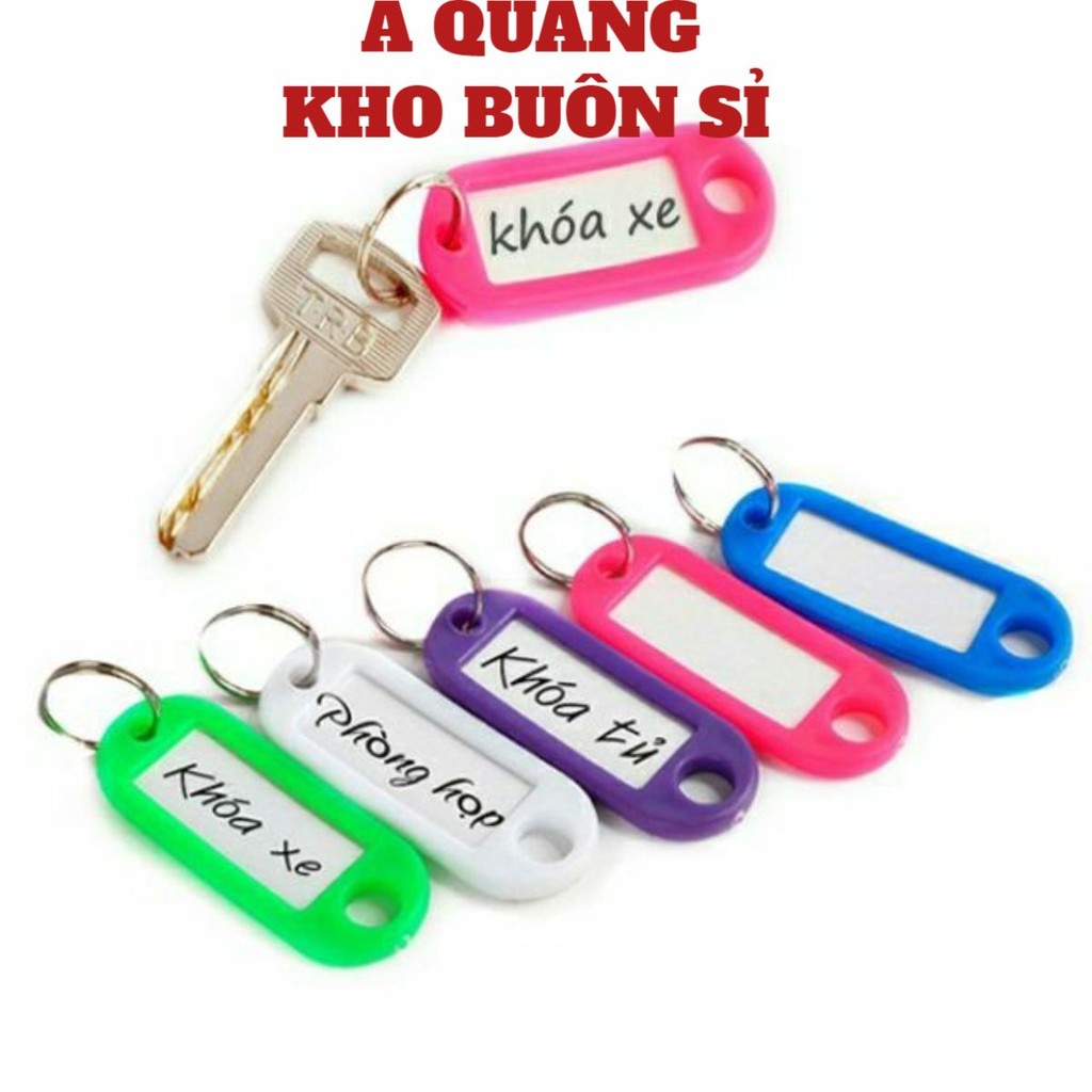 (COMBO 10) Thẻ Ghi Nhớ Gắn Móc Chìa Khóa / Thẻ Tag Treo Đánh Dấu Hành Lý, Vali Tiện Dụng ❤️ 𝗚𝗜𝗔𝗗𝗨𝗡𝗚𝗛𝗔𝗡𝗢𝗜𝟯𝟵 ❤️