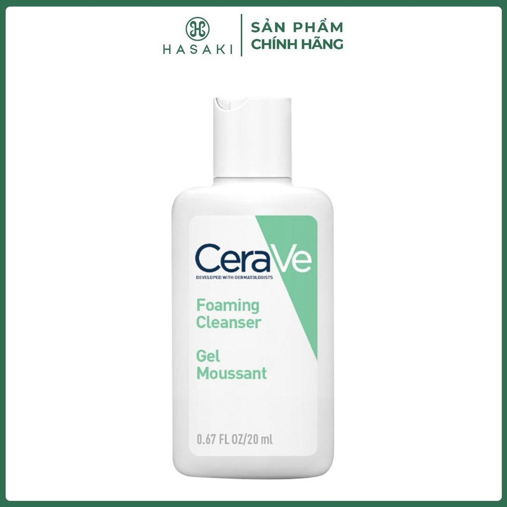 [Mini] Sữa Rửa Mặt CeraVe Sạch Sâu Cho Da Thường Đến Da Dầu 30ml