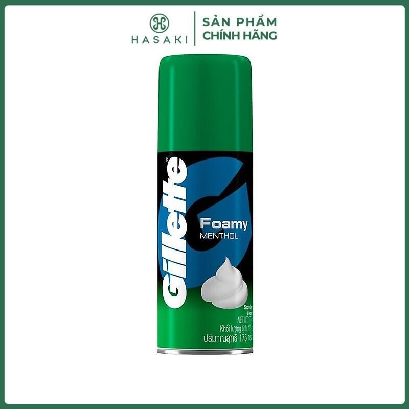 Bọt cạo râu Gillette Foamy Hương Bạc Hà - 175g