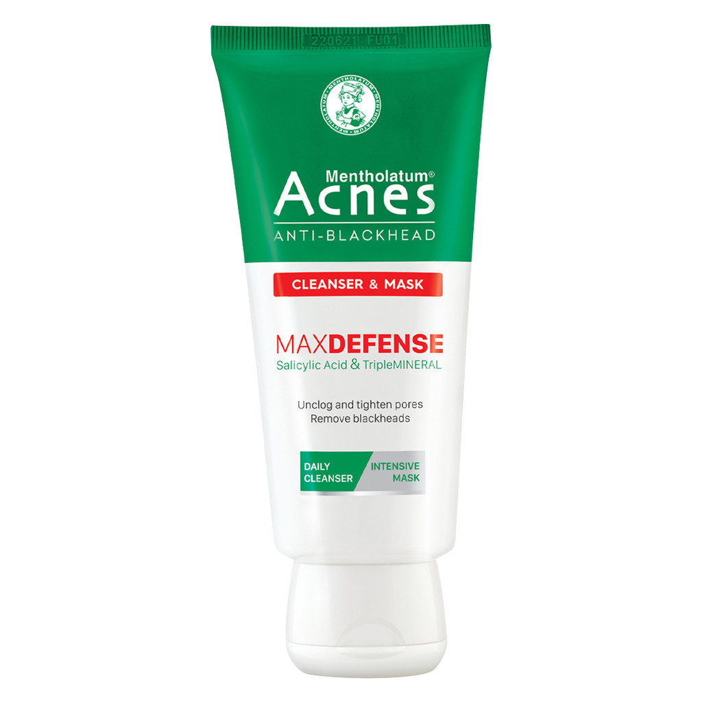 Kem Rửa Mặt & Mặt Nạ Ngăn Ngừa Mụn Đầu Đen Acnes Anti-Blackhead Cleanser & Mask 100g