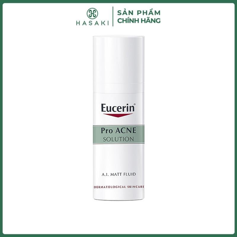 Kem Dưỡng Eucerin Dành Cho Da Mụn ProAcne A.I Matt Fuild 50ml