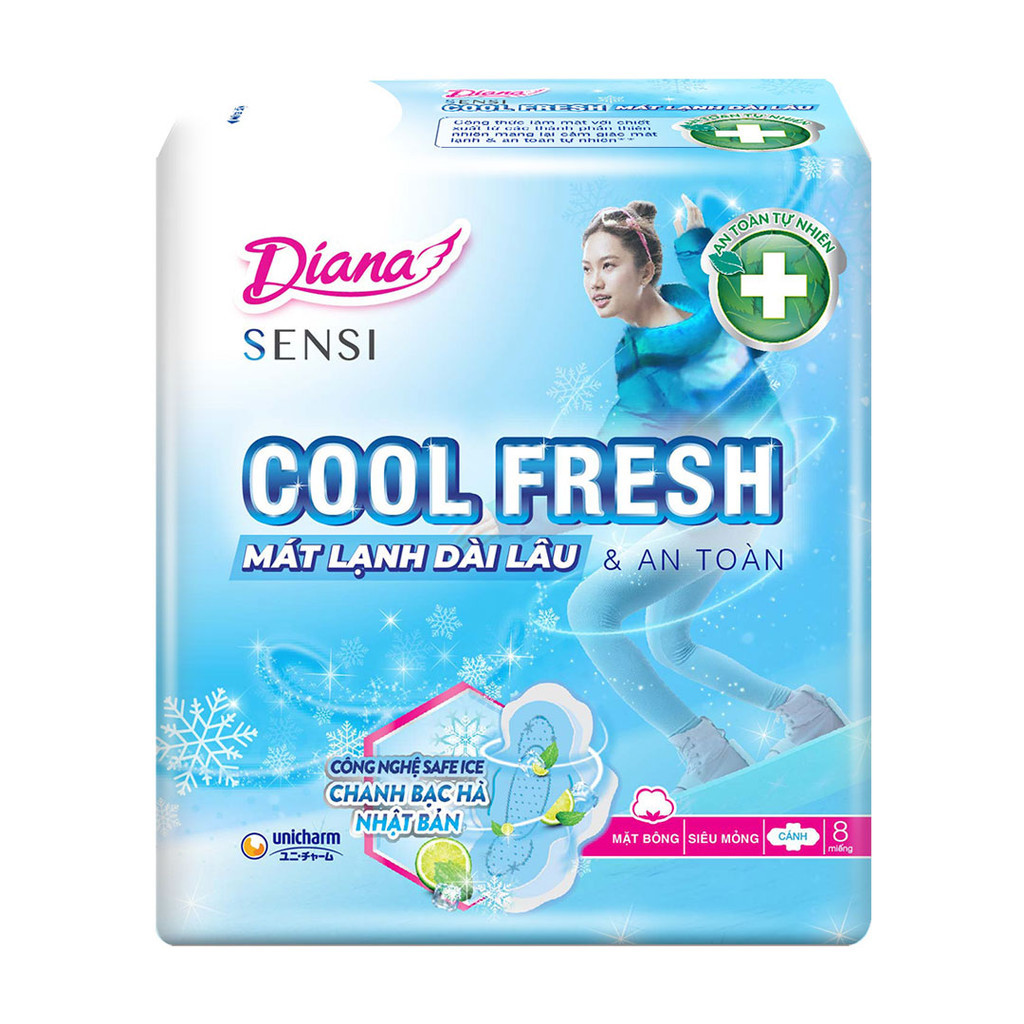 Băng Vệ Sinh Diana Hàng Ngày Sensi Cool Fresh 20Miếng