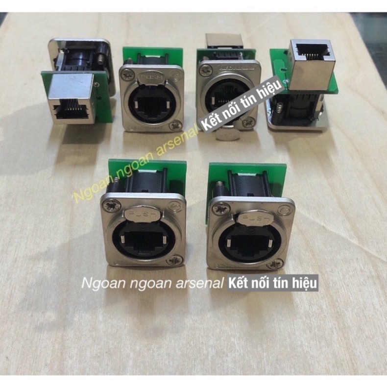 Ổ cắm mạng RJ45 bắt bệ máy nhập khẩu hãng LS,Seetronic chuẩn. jack âm ...