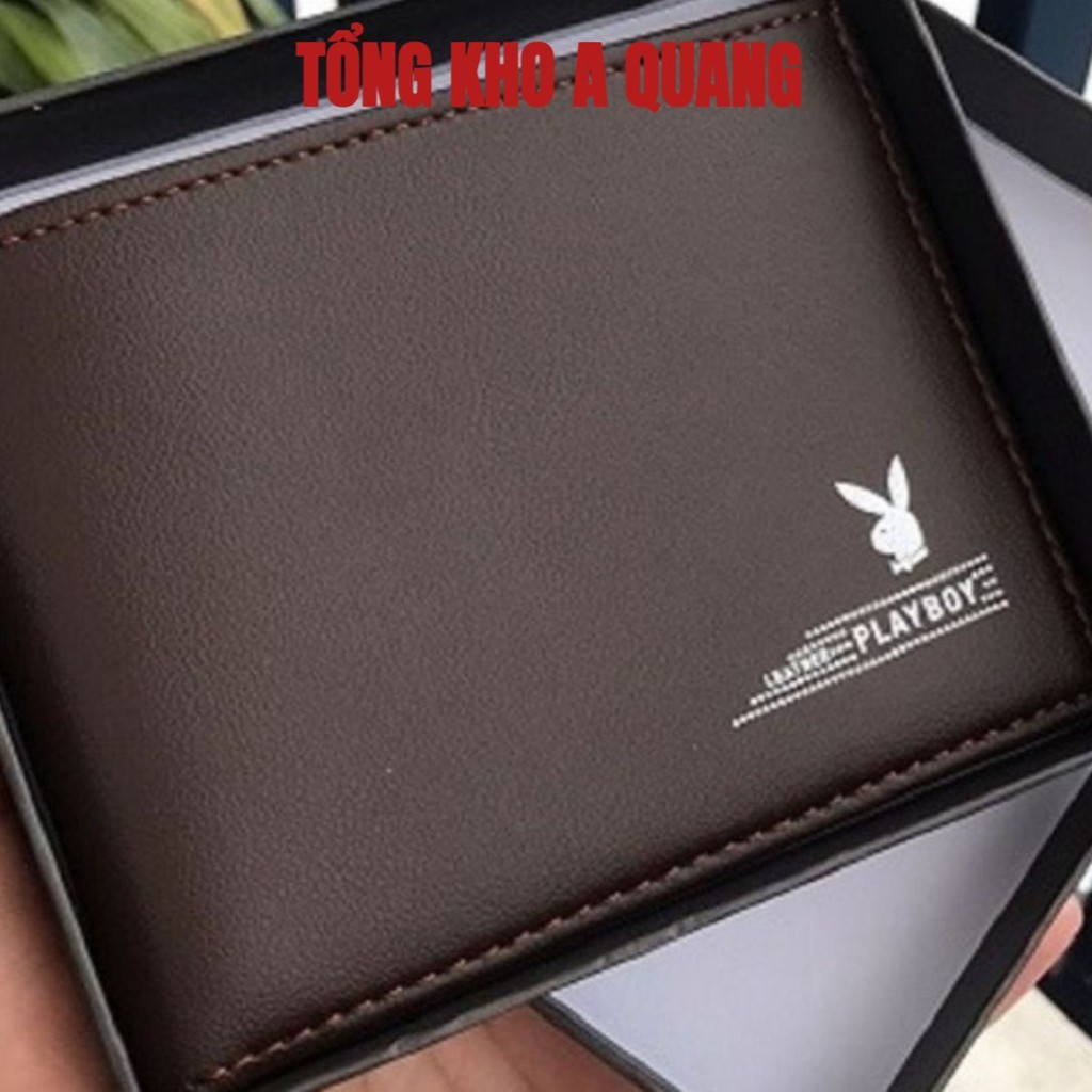VÍ NAM PLAYBOY HÀNG HIỆU CHẤT DA ĐẸP THỜI TRANG CAO CẤP- Bóp Ví Da PU Xịn Nhiều Ngăn Đẳng Cấp Nam Tính, Ví Da Nhập Khẩu