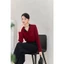 Áo sơ mi nữ cổ rũ GILLEE sơ mi form rộng tay dài vải lụa cát mịn sang trọng chống nhăn, thấm hút FAK063
