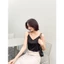 Áo 2 Dây Lụa Satin Cao Cấp Mặc Trong Vest Cho Nữ GILLEE Cổ Tim Hai Dây Mảnh Sang Trọng YAD039